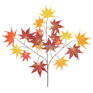 Yellow and Red Maple Tree Foliage 68CM Fire Retardant