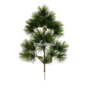 95CM Length Pine Tree Branches Outdoor 27 Leaves 6 Fruits