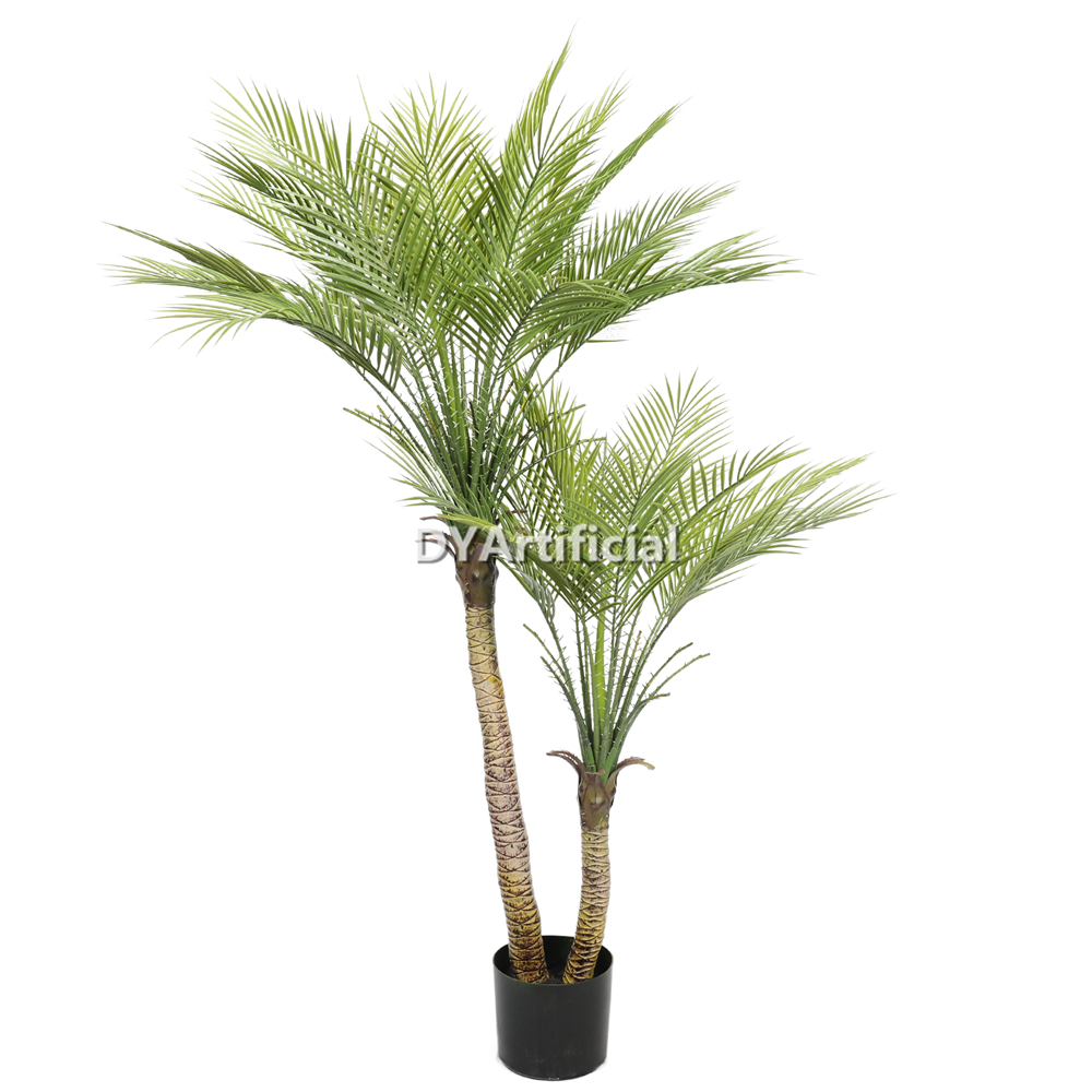 Artificial Slim Palm Double Trunk 120CM Indoor Outdoor