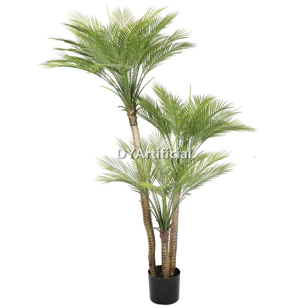 Artificial Slim Palm Triple Trunk 180CM Indoor Outdoor