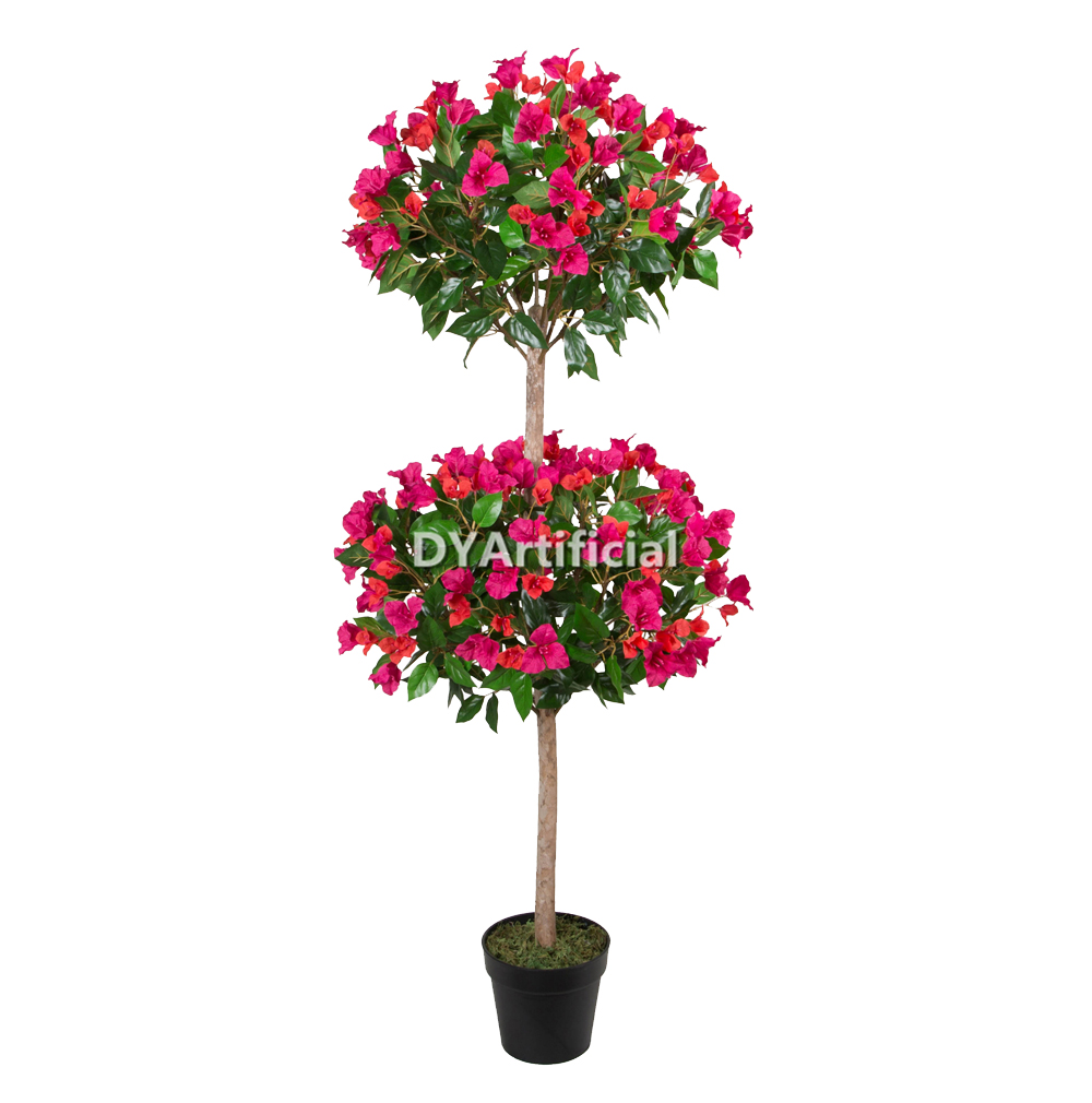 Premium Artificial Bougainvillea Tree Red Flowers 150CM Indoor