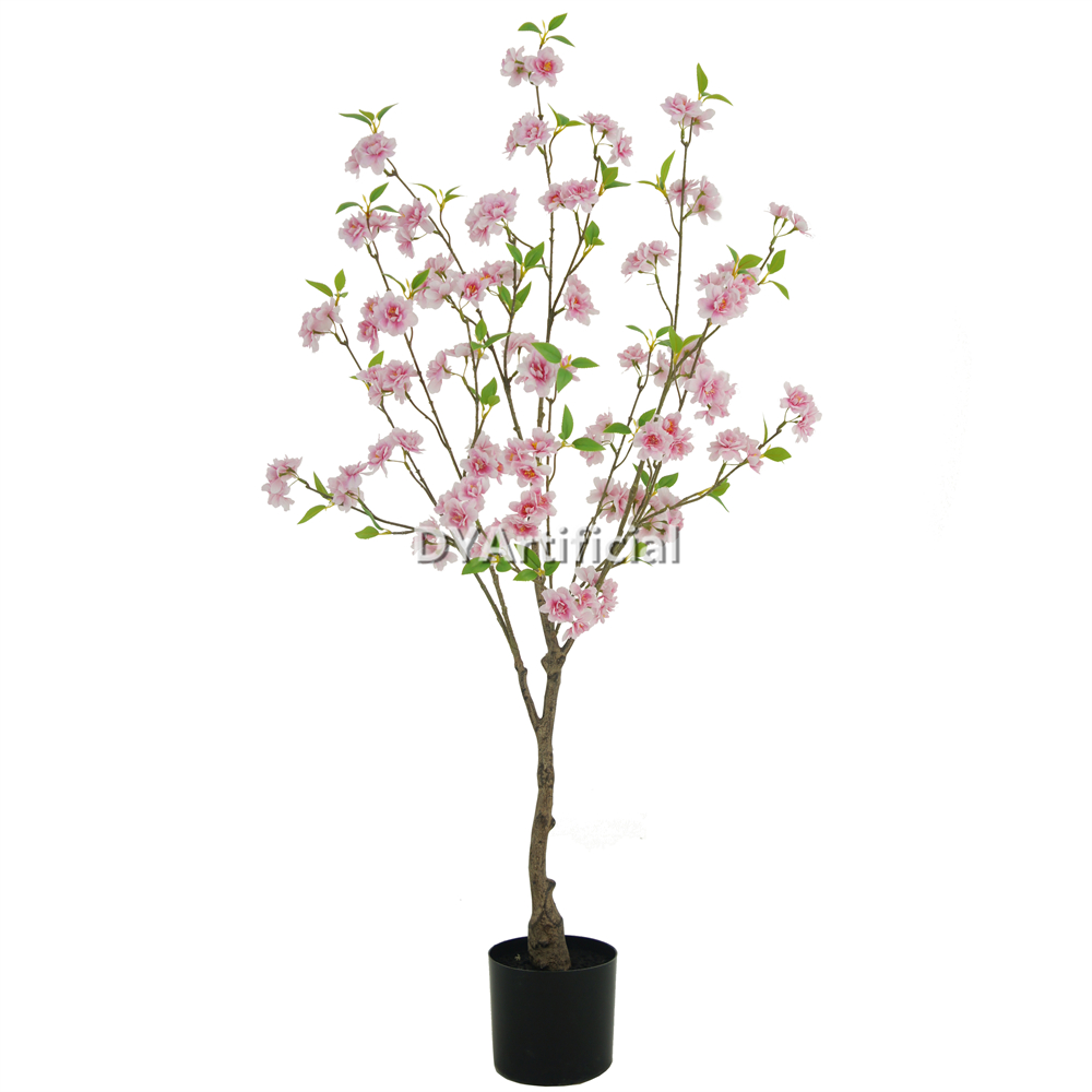 Pink Artificial Cherry Blossom Tree 120CM Indoor