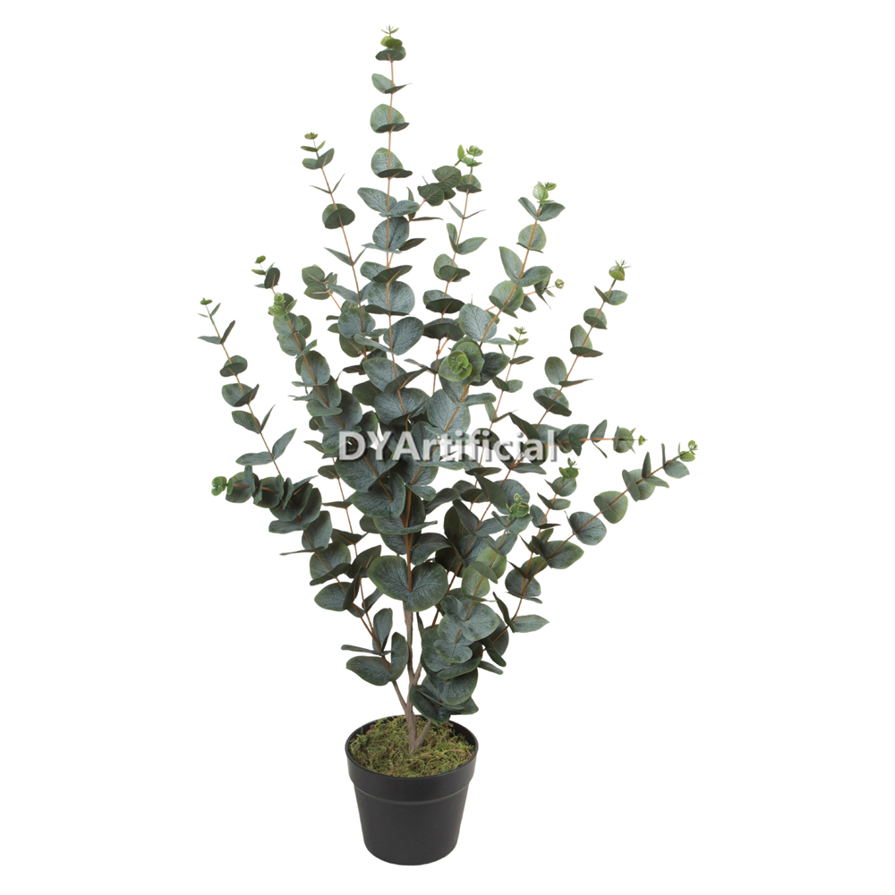 Premium Artificial Eucalyptus Classic Dark Green 95CM Indoor