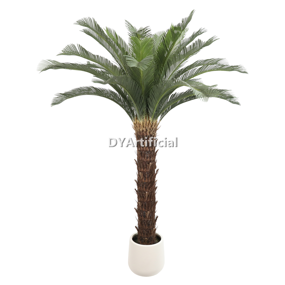 215CM Height Artificial Cycas Tree Outdoor UV Protected