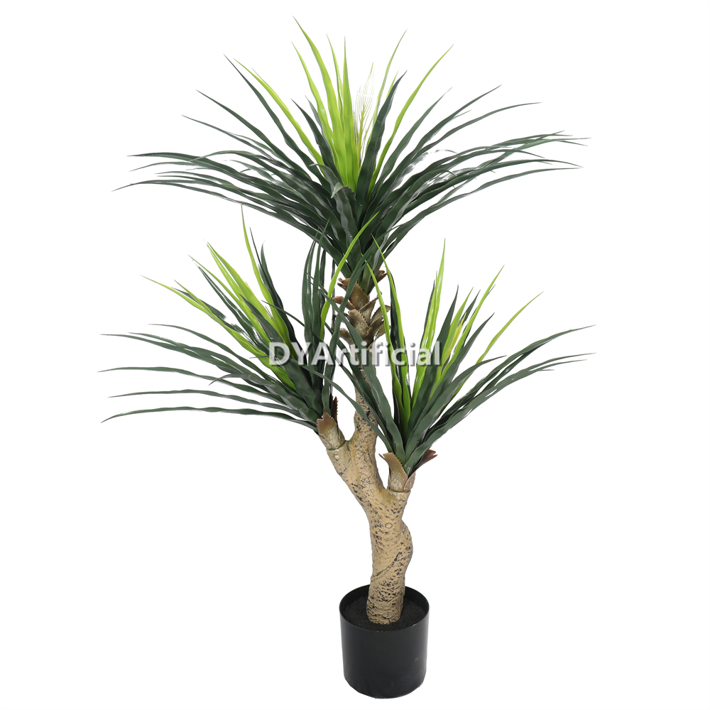 Artificial Classic Yucca Tree Green 125CM Indoor Outdoor