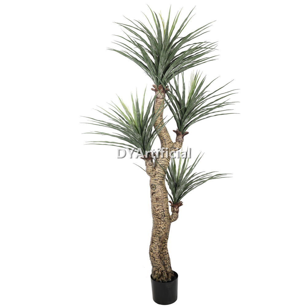 Artificial Classic Yucca Tree White Green 210CM Indoor