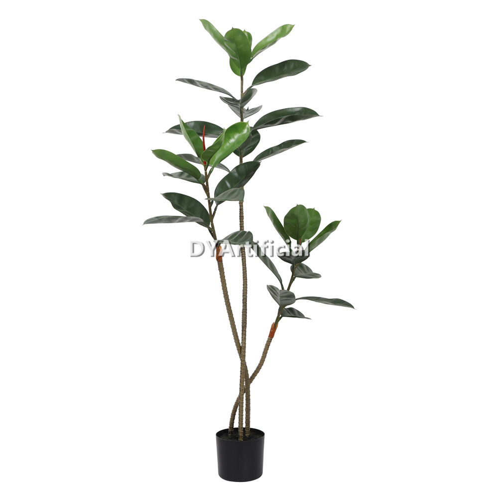 Premium Artificial Rubber Tree 160CM Height Outdoor UV Protected