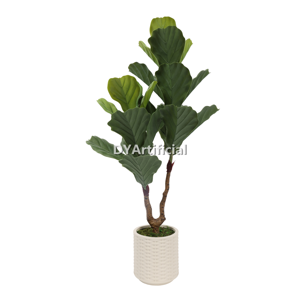 Premium Artificial Fiddle Leaf Fig Tree 100CM Outdoor UV Protected