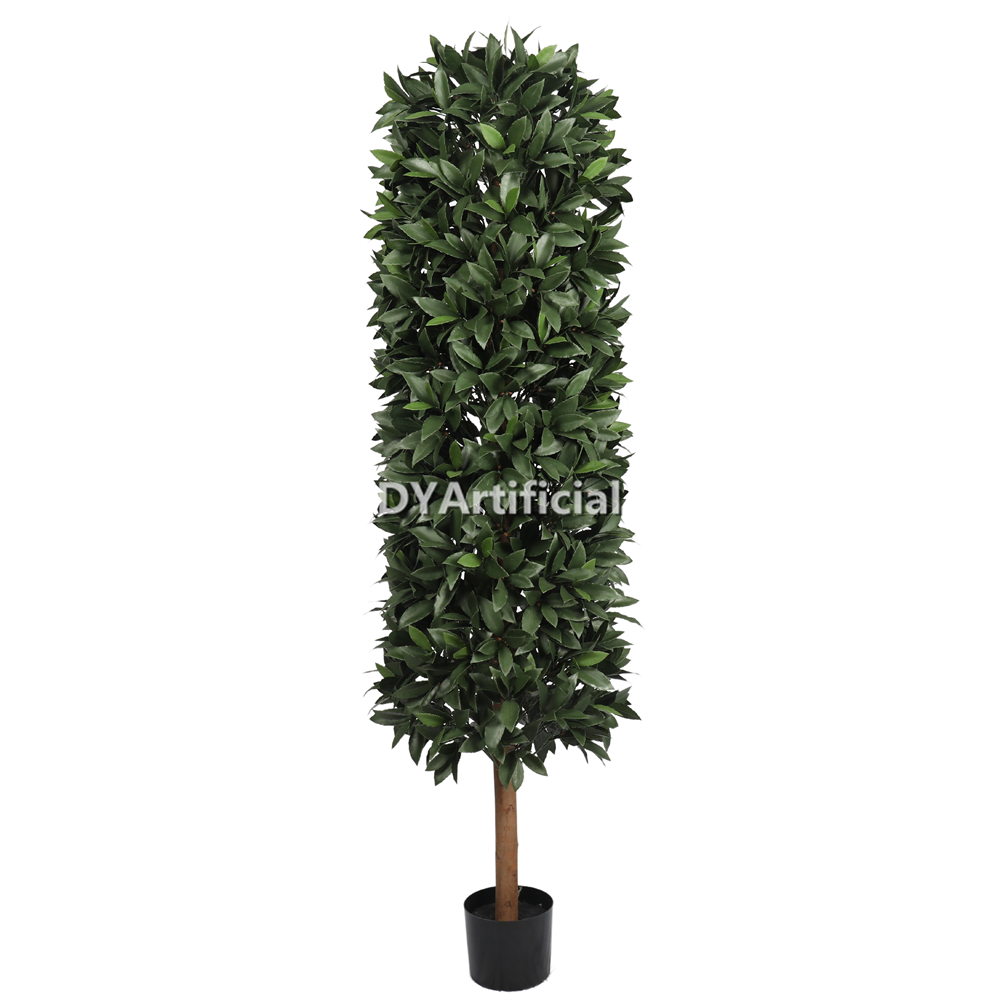 180CM Height Artificial Bay Laurel Column Tree Outdoor