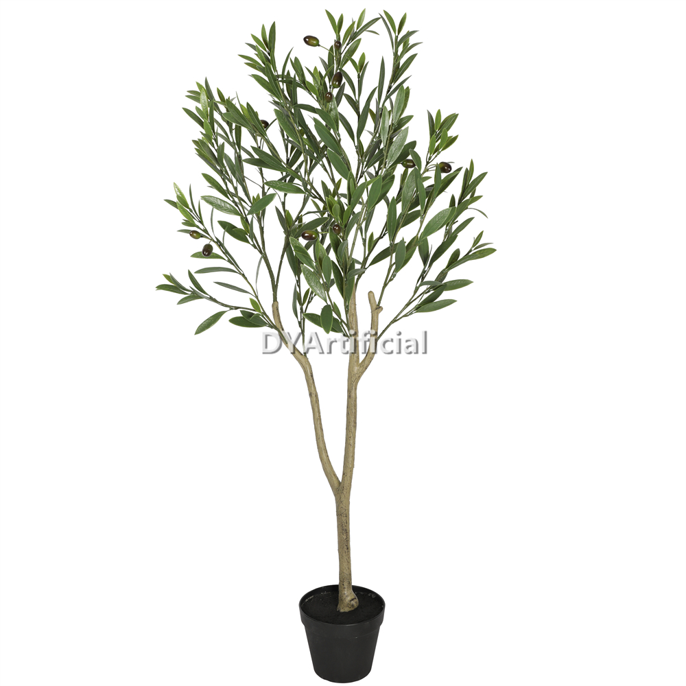 120CM Outdoor UV Protection Artificial Olive Tree 166 Leaves