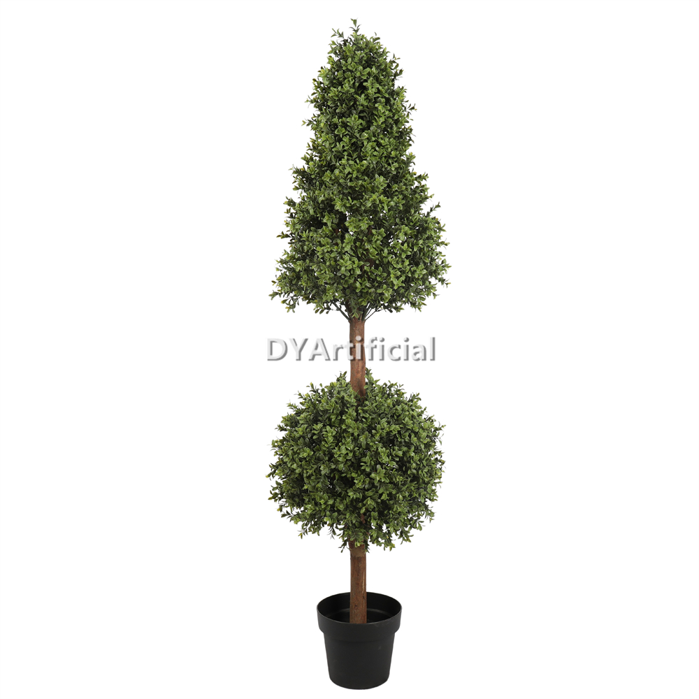 Artificial Buxus Ball and Tower Topiary 150CM