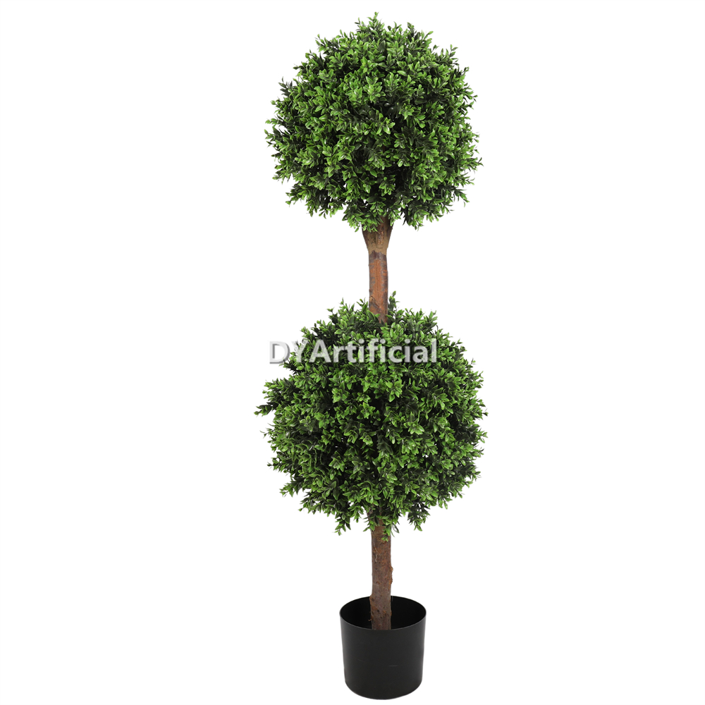 Artificial Spring Buxus Double Topiary 120CM