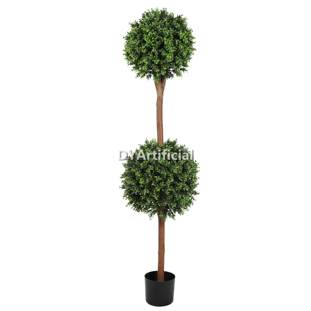 Artificial Spring Buxus Double Topiary 150CM