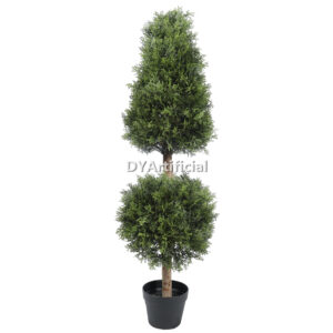 Artificial Cypress Ball and Tower Topiary 120CM
