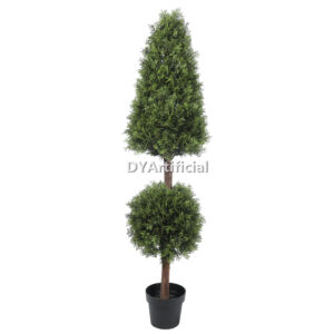 Artificial Cypress Ball and Tower Topiary 150CM