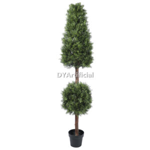 Artificial Cypress Ball and Tower Topiary 180CM