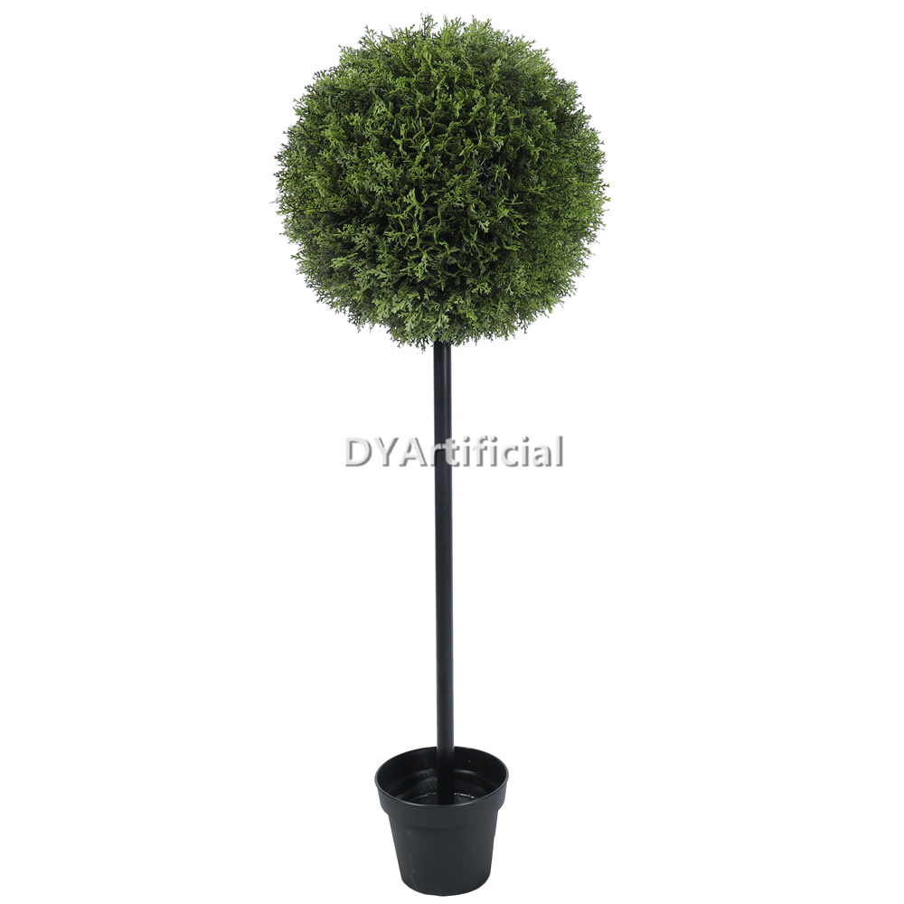Artificial Cypress Single Ball Topiary Outdoor 120CM