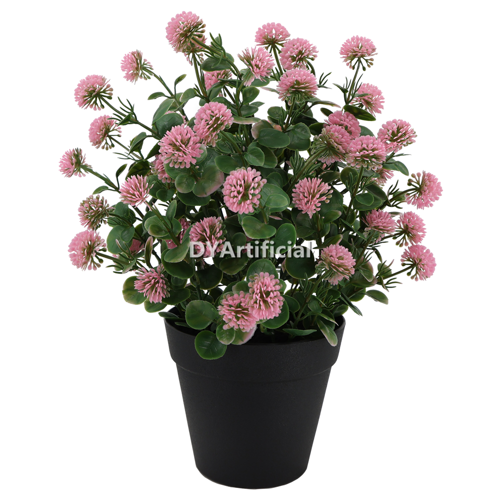 Potted Artificial Bouquet of flowers with fruit 32CM Length Outdoor Pink