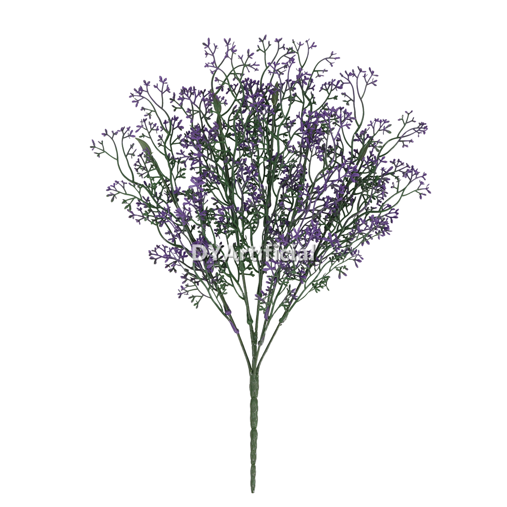 38CM Triangle leaves Dark Purple, UV & FR