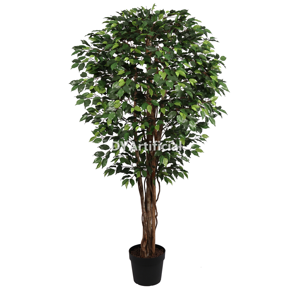 Premium Artificial Ficus Green 210CM Indoor Real Trunk