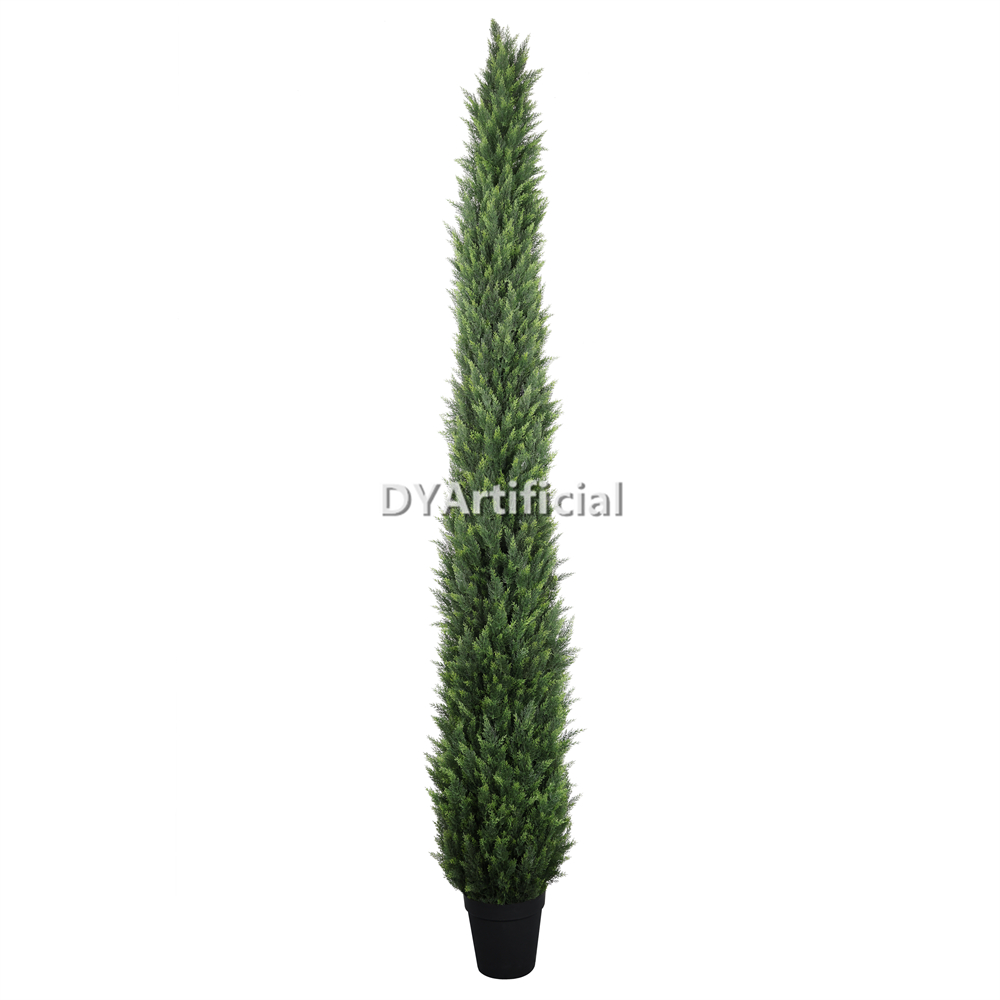 Steel Pipe Cypress Tree 350CM Height Outdoor UV Protected, 2026 NEW