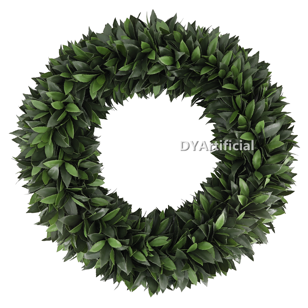 Artificial Bay Laural 77CM Diameter Double Sides Outdoor UV Protected