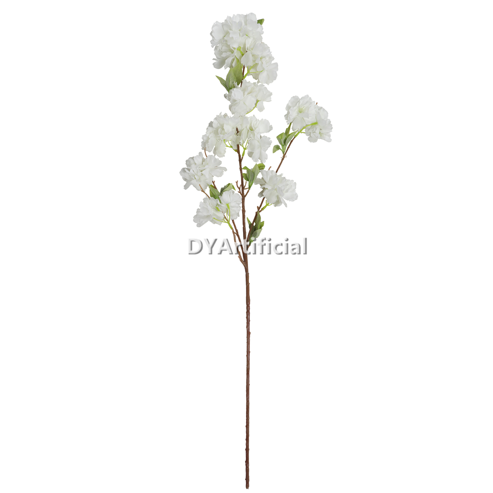 110CM Length White Artificial Cherry Blossom Indoor