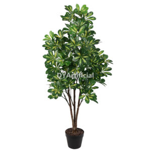 120CM Artificial Variegated Scheffera Tree Indoor