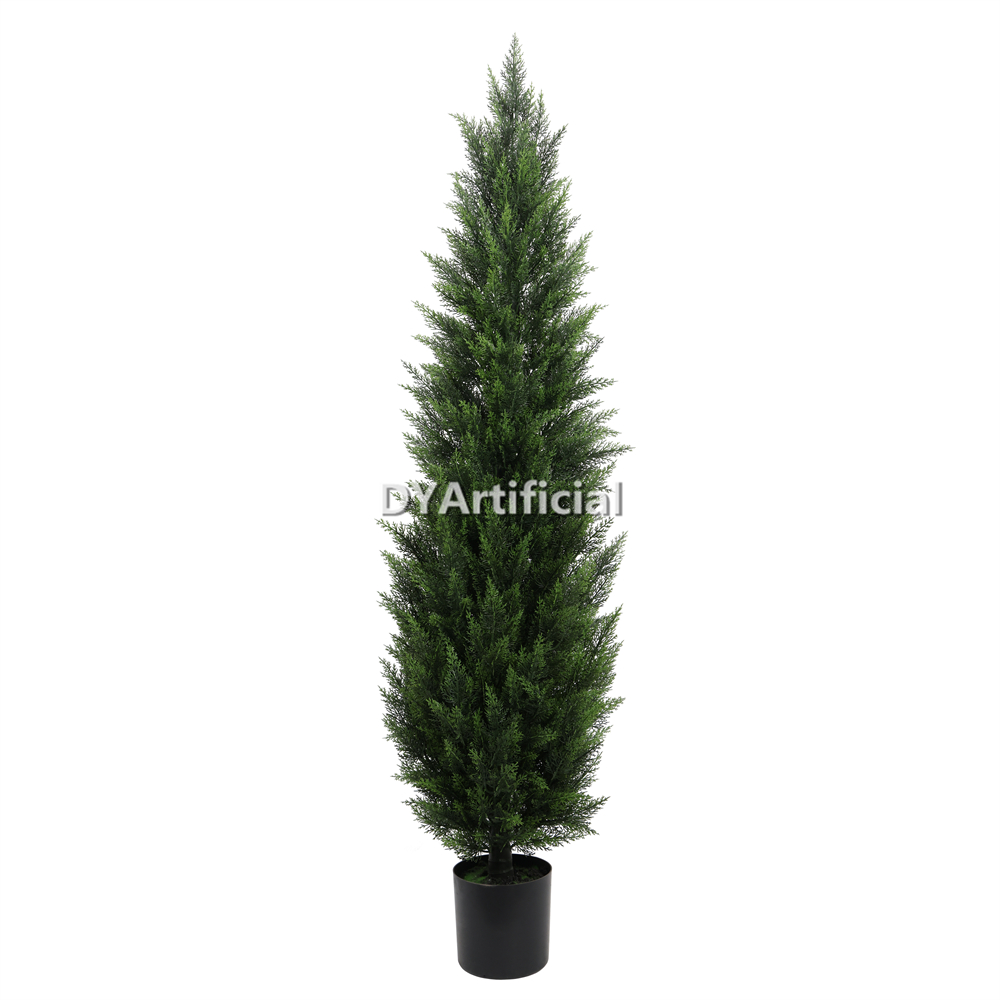 185CM Height Artificial Cypress Tree Outdoor UV Protected