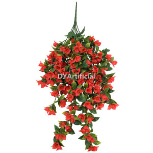 Outdoor UV Protected 90CM Length Gardenia leaf Artificial Hanging Vines in Red