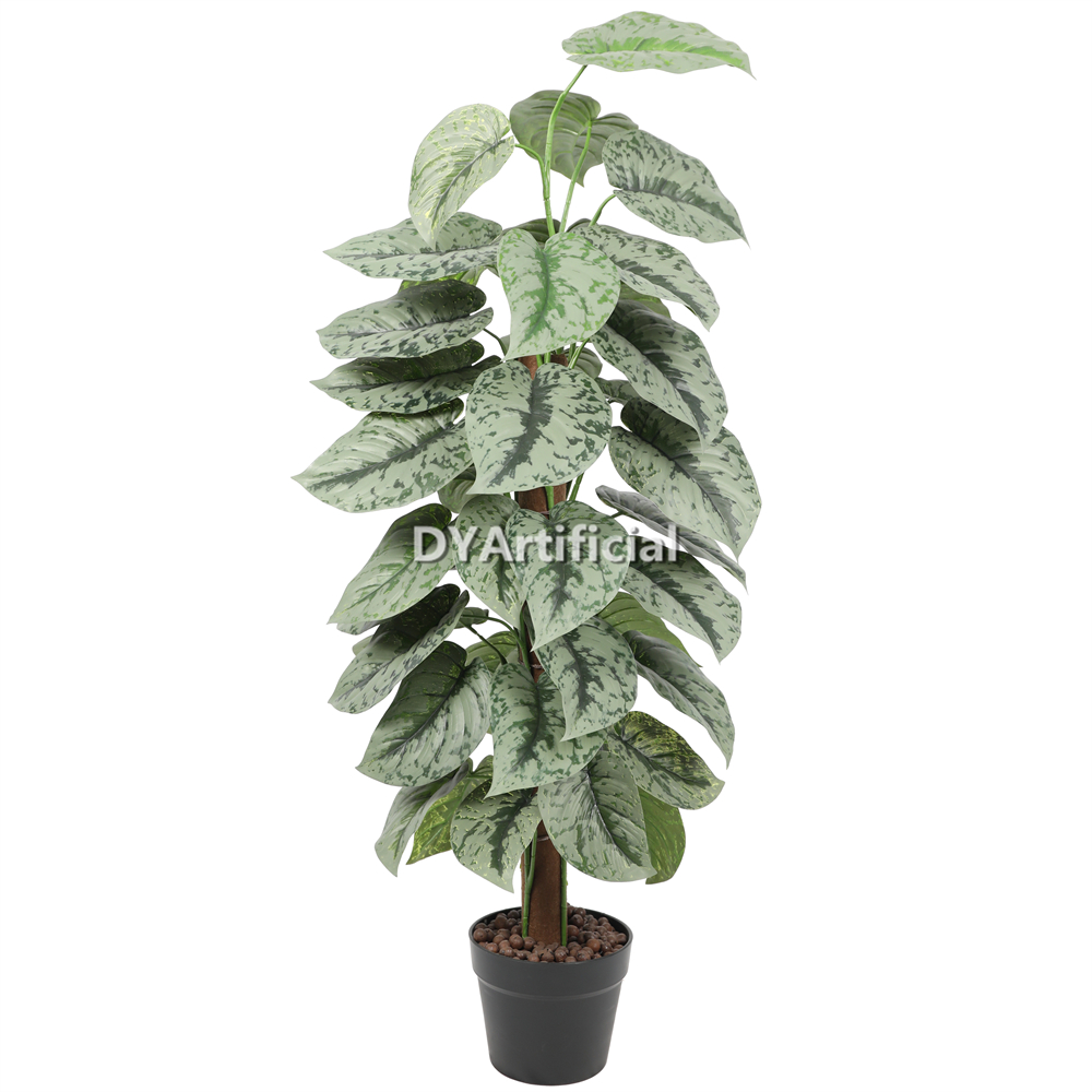 90CM Height Artificial Scindapsus pictus Argyraeus Green Indoor